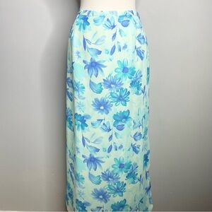 WORTHINGTON Vintage Floral Midi Skirt